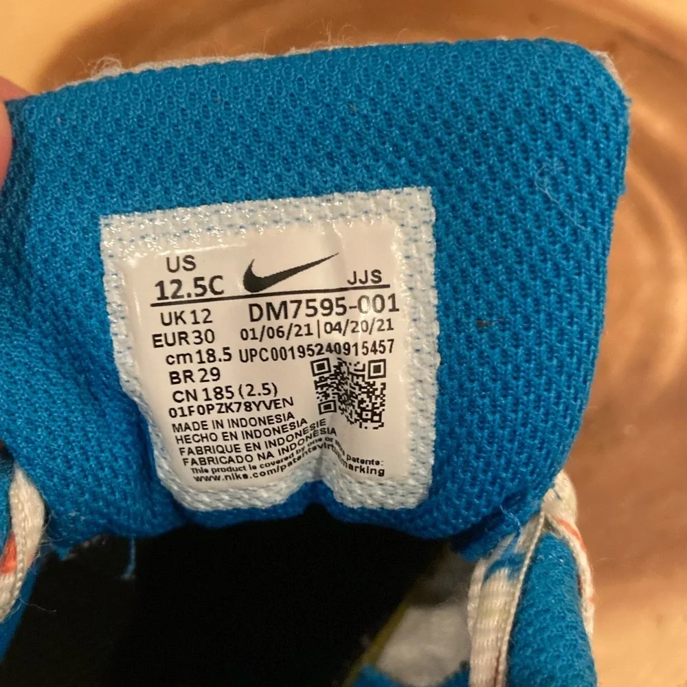 Nike‎ Air Max 90 Swooshfetti Confetti Grey Fog Blue DM7596-001 12.5 C